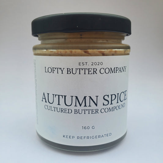 Autumn Spice Cultured Butter Compound (glass jar)