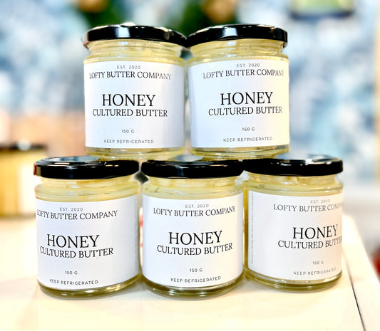 Cultured Butter - Honey (Glass Jar) 150g