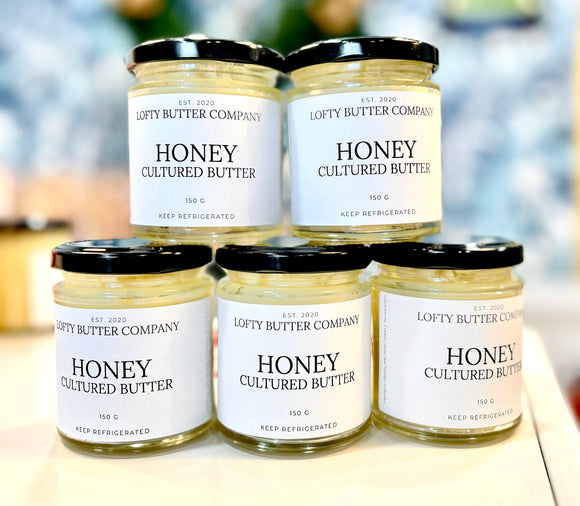 Cultured Butter - Honey (Glass Jar) 150g