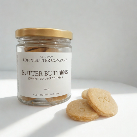 Butter Buttons - Ginger Spiced Cookies