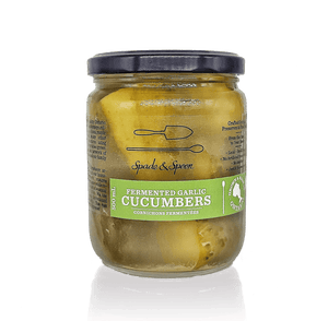 Fermented Garlic Cucumbers