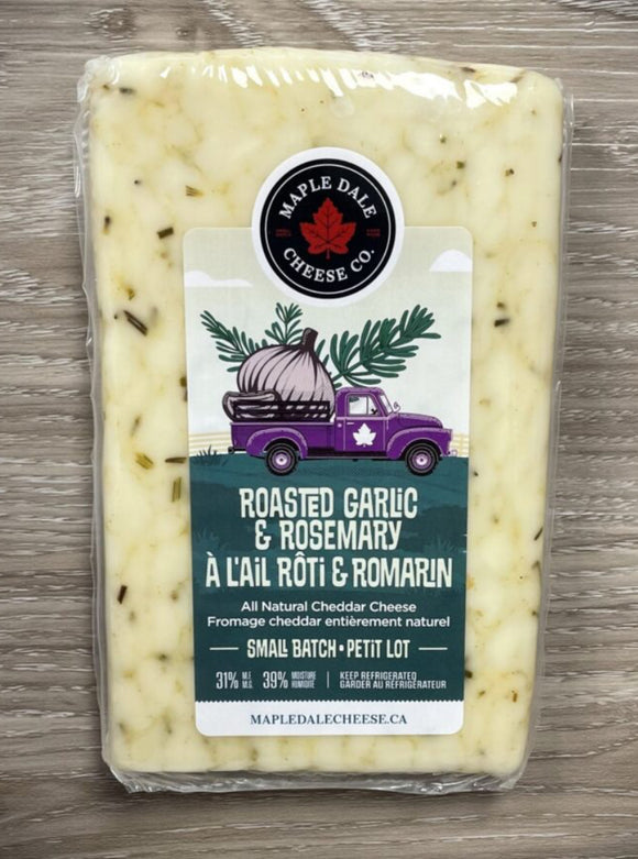 Roasted Garlic & Rosemary Cheddar