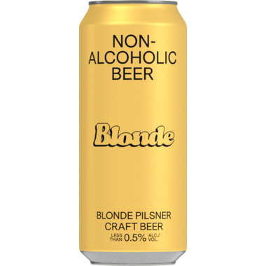 Blonde Pilsner Craft Beer - Non-Alcoholic 473mL