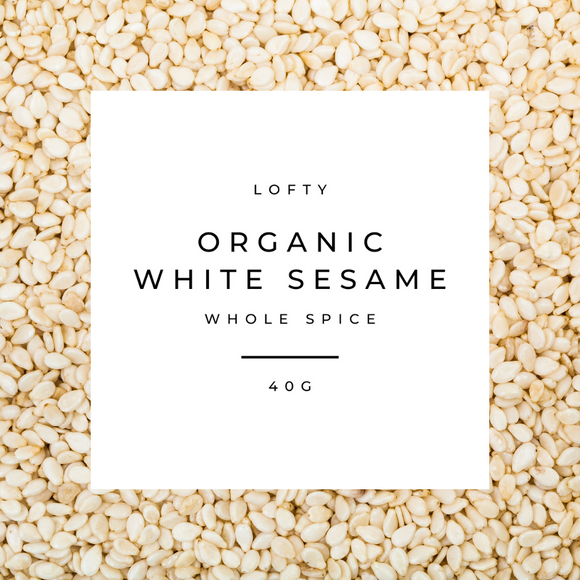 Organic White Sesame, Whole Spice 40g