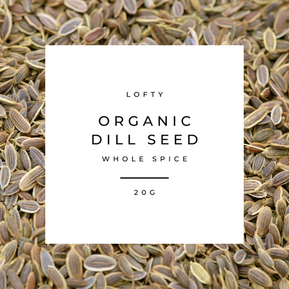 Dill Seed, Organic Whole Spice 20g
