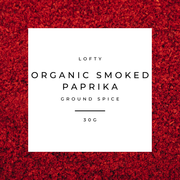 Smoked Paprika, Organic Ground Spice 30g