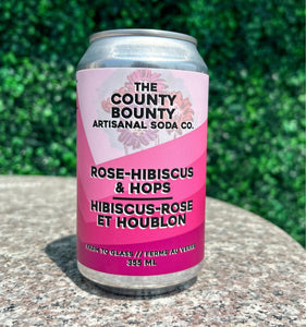 Rose Hibiscus Hops Soda 355ml