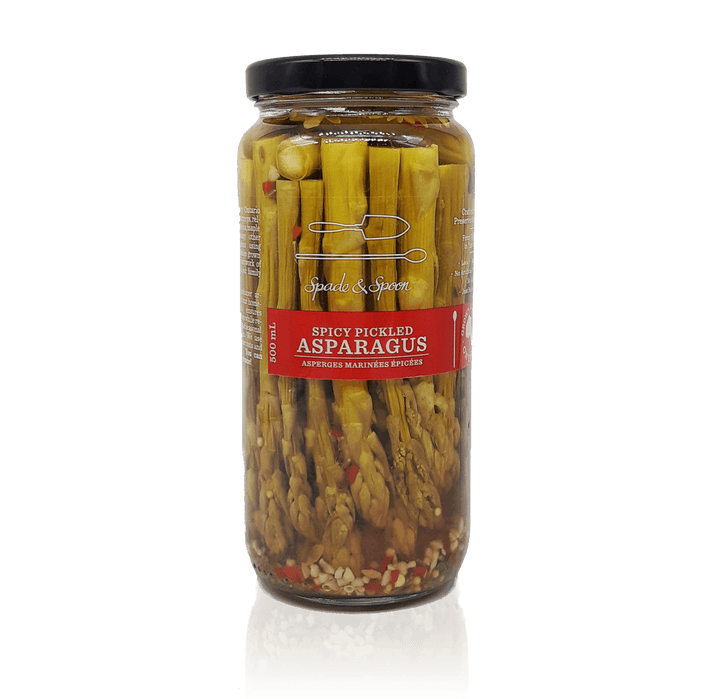 Spicy Pickled Garlic Dill Asparagus