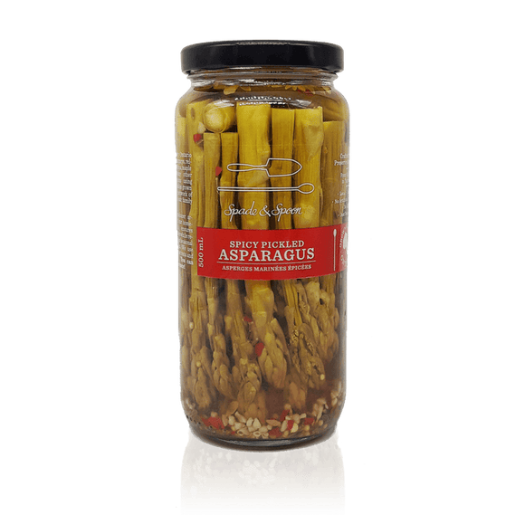 Spicy Pickled Garlic Dill Asparagus