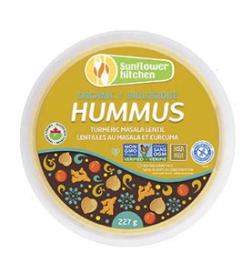 Turmeric Masala-Lentil Organic Hummus 227g
