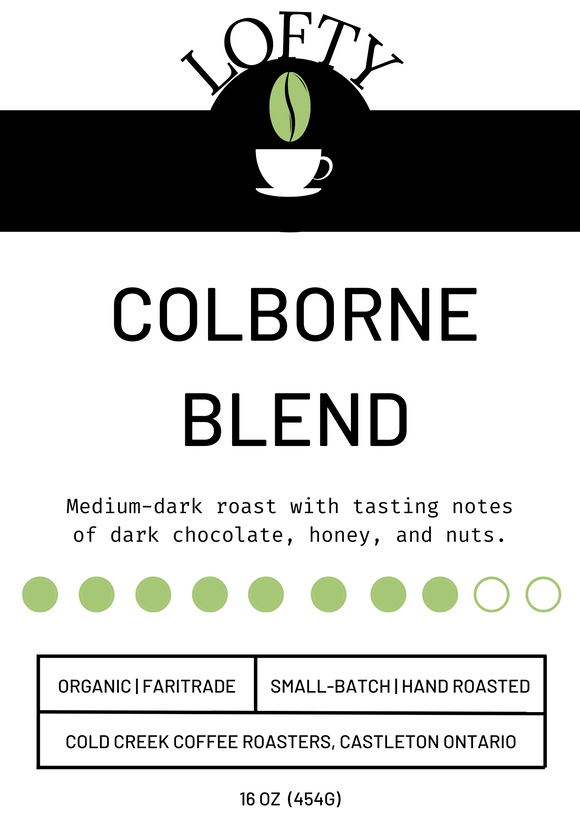 Coffee Beans - Colborne Blend 1lb (Med-Dark)