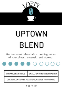 Coffee Beans - Uptown Blend 1lb (Med)
