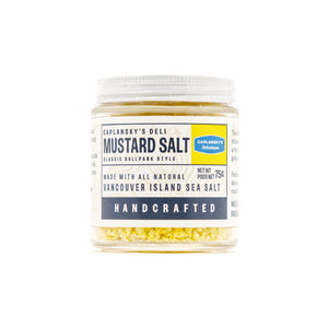Classic Ballpark Style Mustard Sea Salt Flakes - 75g