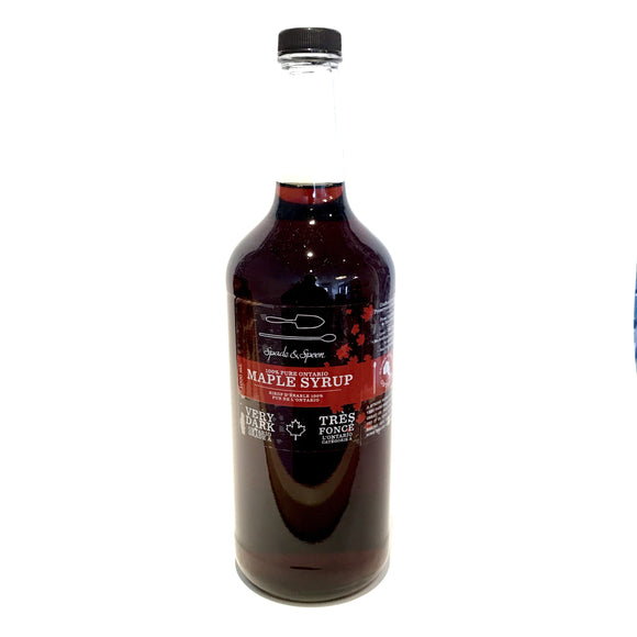 Maple Syrup - Ontario Grade A Very Dark 1L